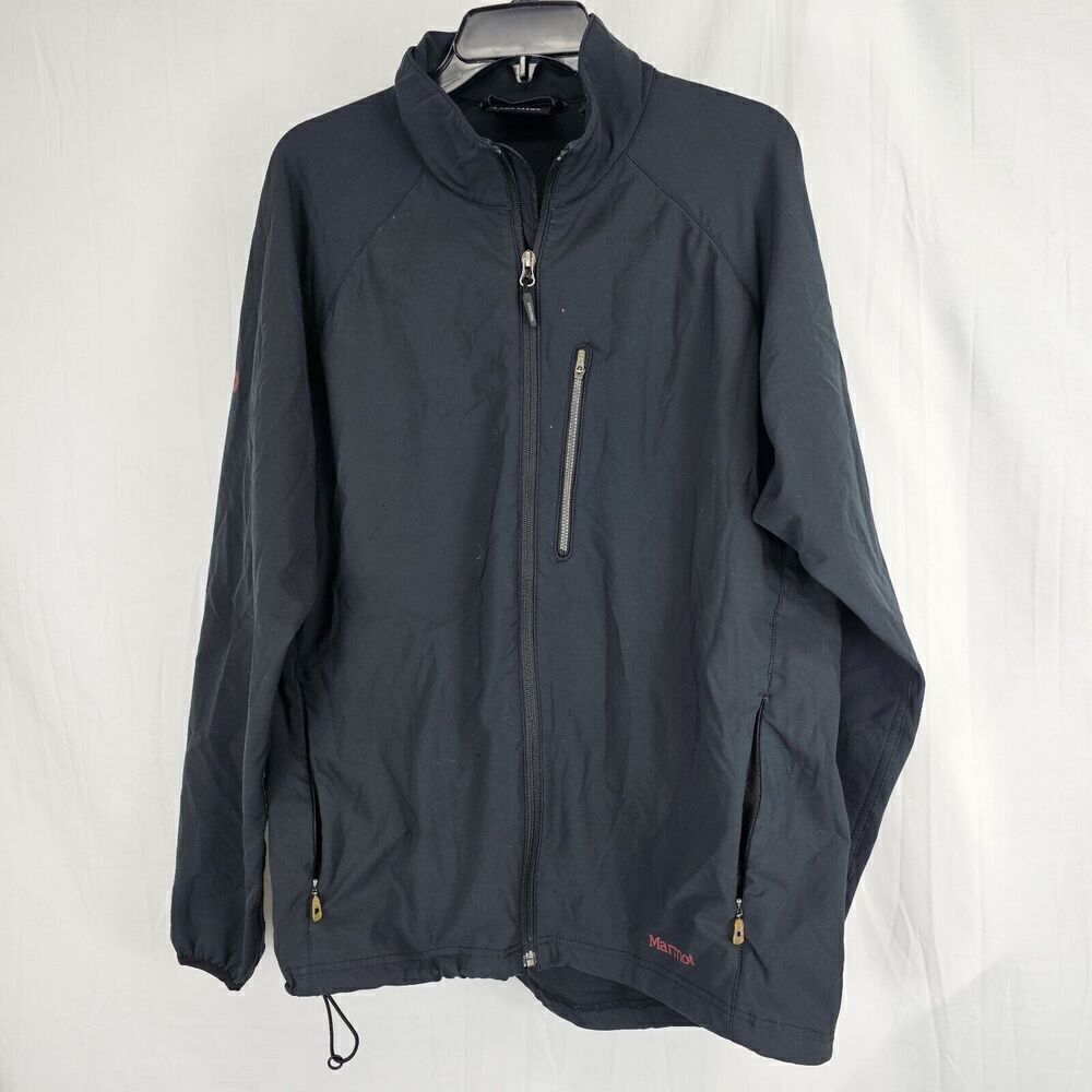 Marmot - Quality Black Waterproof All Purpose Ski Outdoor Shell Jacket Sz XL